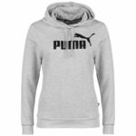 PUMA Sportska sweater majica svijetlosiva / siva melange / crna