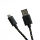 Kabel USB tip A-M&lt;=&gt;USB tip micro B-M 1.0m Black - SBOX pleteni
