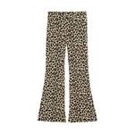 WE Fashion Tajice brokat / cappuccino / crna
