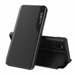 Side Clear View Standing Cover za Samsung Galaxy A12 Crni
