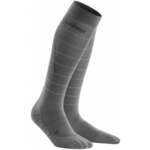 CEP WP402Z Compression Tall Socks Reflective Grey III Čarape za trčanje