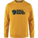 Fjällräven Logo Sweater M Mustard Yellow S Majica s kapuljačom na otvorenom