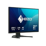 Eizo EV2740X-BK monitor, IPS, 27", 16:9, 3840x2160, 60Hz, pivot, USB-C, HDMI, Display port, USB