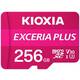 Kioxia EXCERIA PLUS microsdxc kartica 256 GB A1 Application Performance Class, UHS-I, v30 Video Speed Class standard izvedbe a1, otporan na udarce, vodootporan
