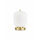NOVA LUCE 9624086 | Lato Nova Luce stolna svjetiljka 25cm s prekidačem 1x E14 zlatno, opal