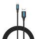 USB 2.0 A na Micro-B 3A kabel 0,25 m Vention COLBC crni