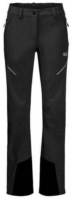 Jack Wolfskin Gravity Slope Pants W Black 36 Hlače na otvorenom
