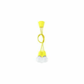 Žuta viseća svjetiljka ø 15 cm Rene – Nice Lamps