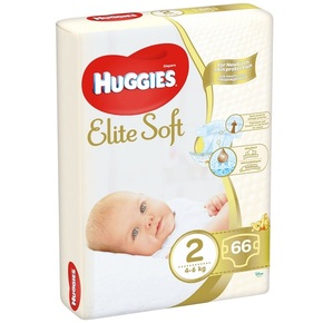 Huggies Elite Soft (2) Jumbo 66 kom