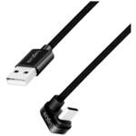 LogiLink USB kabel USB 2.0 USB-C® utikač, USB-A utikač 1 m crna CU0192