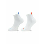 Set od 2 para niskih ženskih čarapa Puma Women Heart Short Sock 2P 938020 White / Blue / Red 04