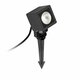 FARO 70151 | Sobek Faro zidna svjetiljka 1x LED 550lm 3000K IP65 IK06 tamno siva, prozirna