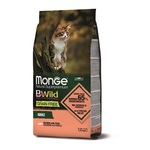 Monge BWild Grain Free Adult suha hrana za mačke - losos&amp;grašak 1,5 kg