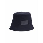 Pamučni šešir Tommy Hilfiger , boja: tamno plava, pamučni - mornarsko plava. Šešir iz kolekcije Tommy Hilfiger. Model s uskim obodom, izrađen od materijala s aplikacijom.