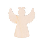 AtmoWood Drveni anđeo s rupicom XII 8 x 7 cm