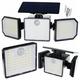 167 led 500lm solarna svjetiljka sa senzorom pokreta 1800mah ip65 6000-6500k