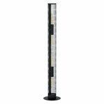 EGLO 43537 | Redcliffe Eglo podna svjetiljka 135,5cm sa nožnim prekidačem 4x E27 crno
