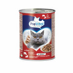 PreVital mokra hrana za odrasle mačke - u umaku s govedinom i jetrom 12 x 415 g