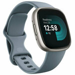 Fitbit Versa 4 pametni sat, crni/plavi/rozi