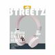 Slušalice STREETZ HL-BT402, naglavne, s mikrofonom, preklopive, Blutooth, roze