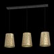 EGLO 390293 | Castuera Eglo visilice svjetiljka 3x E27 crno, zlatno, ružičasto