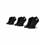 Set od 3 para unisex visokih čarapa adidas Light Ank 3Pp DZ9436 Black/Black/Black