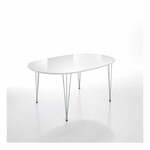 Proširiv blagovaonski stol s bijelom pločom stola 105x170 cm – Tomasucci