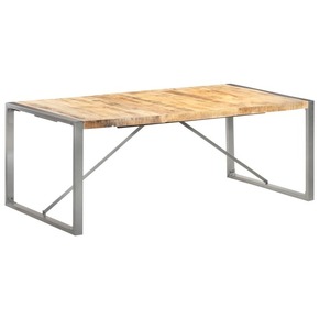 VidaXL Blagovaonski stol 200x100x75 cm od masivnog grubog drva manga