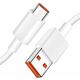 Kabel Xiaomi USB A (M) na USB C (M) - 6A bijeli 1m