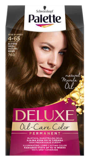 Palette Deluxe boja za kosu Blistavo smeđa 760