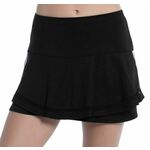 Ženska teniska suknja Lucky in Love Prep It Up Long Icon Flip Skirt - black