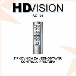 HDVISION TIPKOVNICA ZA KONTROLU PRISTUPA AC106