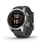 Garmin Fenix 7S Pro Solar pametni sat, Silver with Graphite Band