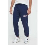 Reebok Sportske hlače tamno plava / lubenica roza / bijela