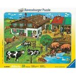 Ravensburger Puzzle Upoznajte životinje na farmi 33kom
