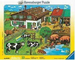 Ravensburger Puzzle Upoznajte životinje na farmi 33kom