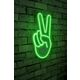 Ukrasna plastična LED rasvjeta, Victory Sign - Green