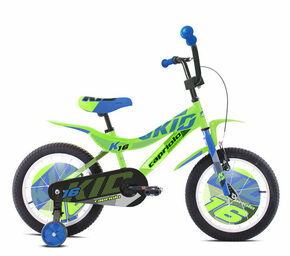 CAPRIOLO dječji bicikl BMX KID 16 zeleno/plavi