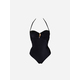 Jednodijelni kupaći kostim Sielei NS51 - Crno,L