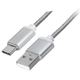 Transmedia USB type C plug - USB type A plug 1m MAGNETIC TRN-M3-L