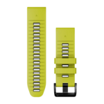 Garmin QuickFit 26 remen za sat, silikon limeta-zelene/tamnosive boje