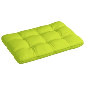 VidaXL Paletni jastuk jarko zeleni 120 x 80 x 12 cm od tkanine