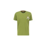 ALPHA INDUSTRIES Majica zelena / bijela 16125984