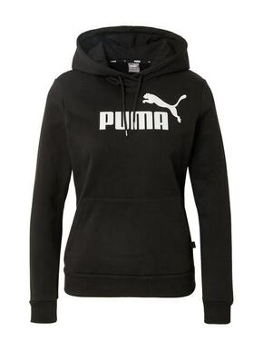 PUMA Sportska sweater majica crna / bijela