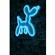 Ukrasna plastična LED rasvjeta, Balloon Dog - Blue