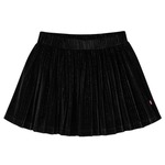 vidaXL Dječja plisirana suknja s lurexom crna 92