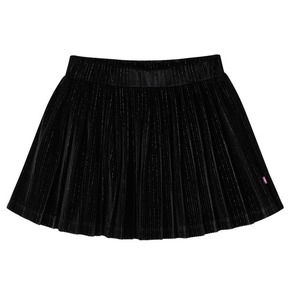VidaXL Dječja plisirana suknja s lurexom crna 92