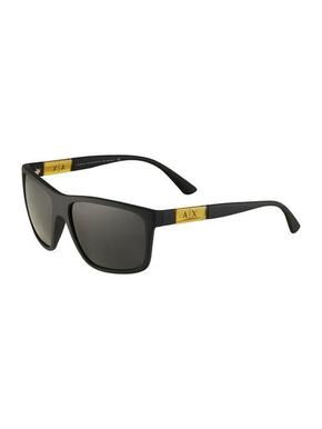 ARMANI EXCHANGE Sunčane naočale '0AX4121S' crna / tamo siva / zlatno žuta