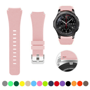 Silikonski remen za sat Samsung Galaxy watch 46 mm (SM-R800 / SM-R805) (22 mm) - Roza