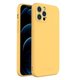 Wozinsky Color Case silikonska fleksibilna izdržljiva futrola za iPhone 12 Pro žuta